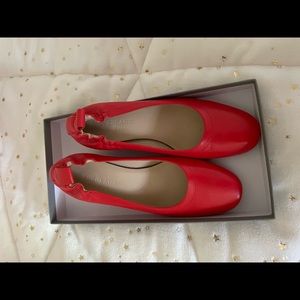 Everlane Day Heel in Red Size 5
